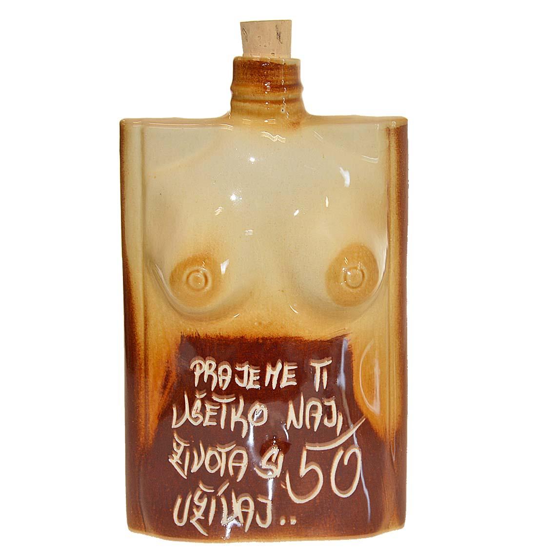 Keramická ploskačka telo ženy - K 50. narodeninám